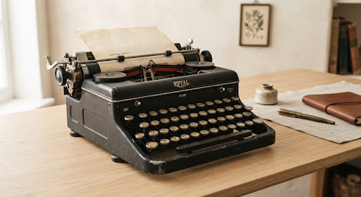 Antique typewriter